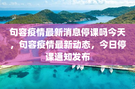句容疫情最新消息停課嗎今天，句容疫情最新動態(tài)，今日停課通知發(fā)布圣農(nóng)（天津）集團(tuán)有限公司