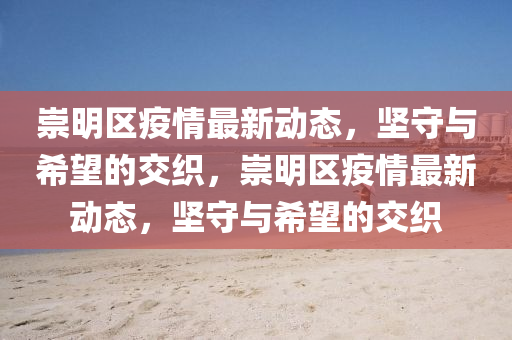 崇明區(qū)疫情最新動態(tài)，堅守與希望的交織，崇明圣農（天津）集團有限公司區(qū)疫情最新動態(tài)，堅守與希望的交織