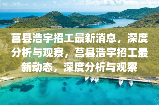 莒縣浩宇招工最新消息，深度分析與觀察，莒縣浩宇招工最新動(dòng)態(tài)，深度分析與觀察圣農(nóng)（天津）集團(tuán)有限公司