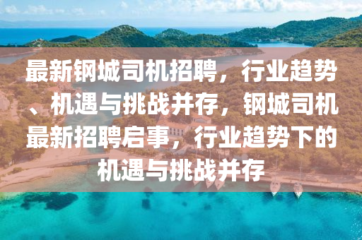 最新鋼城司機(jī)招聘，行業(yè)趨勢(shì)、機(jī)遇與挑戰(zhàn)并存，鋼城司機(jī)最新招聘啟事，行業(yè)趨勢(shì)下的機(jī)遇與挑戰(zhàn)并存圣農(nóng)（天津）集團(tuán)有限公司