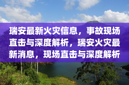 瑞安最新火災(zāi)信息，事故現(xiàn)場(chǎng)直擊與深度解析，瑞安火災(zāi)最新消息，現(xiàn)場(chǎng)直擊與深度解析圣農(nóng)（天津）集團(tuán)有限公司