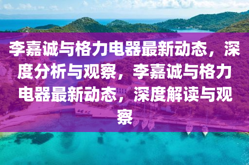 李嘉誠(chéng)與格力電器最新動(dòng)態(tài)，深度分析與觀察，李嘉誠(chéng)與格力電器最新動(dòng)態(tài)，深度解讀與觀察圣農(nóng)（天津）集團(tuán)有限公司
