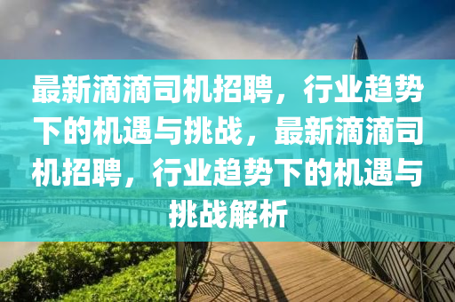 最新滴滴司機(jī)招聘，行業(yè)趨勢(shì)下的機(jī)遇與挑戰(zhàn)，最新滴滴圣農(nóng)（天津）集團(tuán)有限公司司機(jī)招聘，行業(yè)趨勢(shì)下的機(jī)遇與挑戰(zhàn)解析