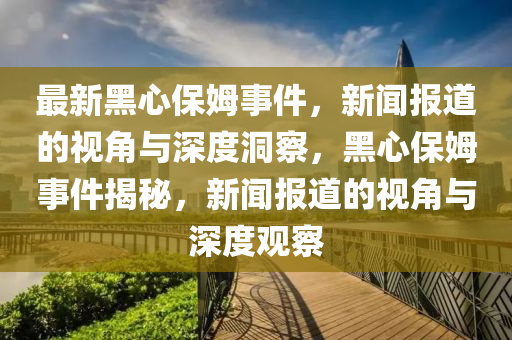 最新黑心保姆事件，新聞報道的視角圣農(nóng)（天津）集團有限公司與深度洞察，黑心保姆事件揭秘，新聞報道的視角與深度觀察