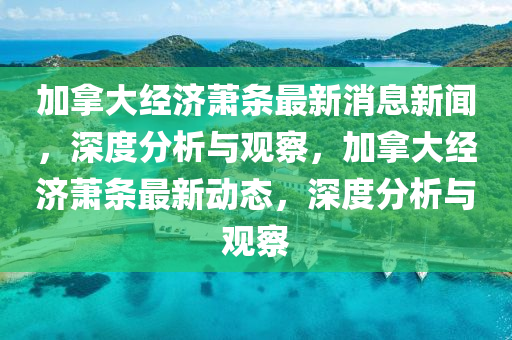 加拿大經濟蕭條最新消息新聞，深度分析與觀察，加拿大經濟蕭條最新動態(tài)，深度分析與觀察圣農（天津）集團有限公司