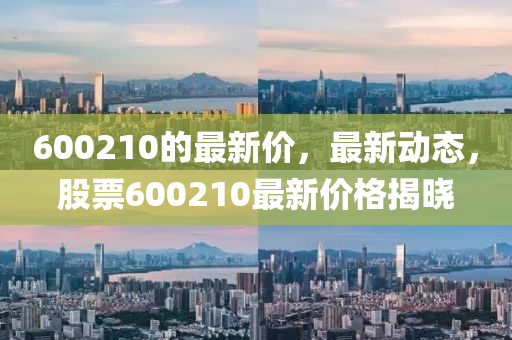 600210的最新價，最新動態(tài)，股票600210最新價格揭曉圣農(nóng)（天津）集團有限公司
