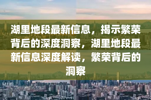 湖里地段最新信息，揭示繁榮背后的深度洞察，湖里地段最新信息深度解讀，繁榮背后的洞察圣農(nóng)（天津）集團(tuán)有限公司