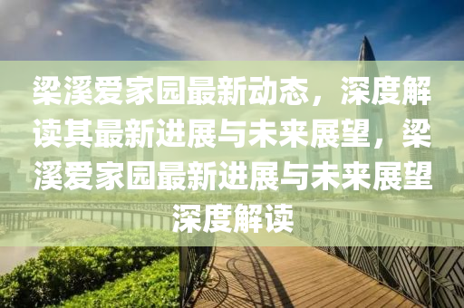 梁溪愛家園最新動(dòng)態(tài)，深度解讀其最新進(jìn)展與未來展望，梁溪愛家園最新進(jìn)展與未來展望深度解讀圣農(nóng)（天津）集團(tuán)有限公司