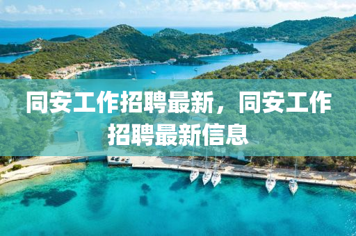 同安工作招聘最新，圣農(nóng)（天津）集團有限公司同安工作招聘最新信息