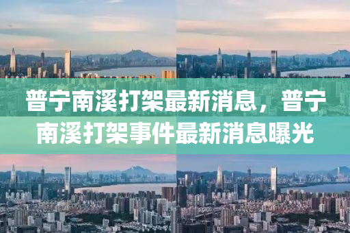 普寧南溪打架最新消息，普寧南溪打架事件最新消息曝光圣農(nóng)（天津）集團(tuán)有限公司