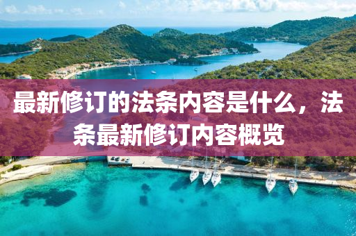最新修訂的法條內(nèi)容是什么，法條最新修訂內(nèi)容概覽圣農(nóng)（天津）集團有限公司