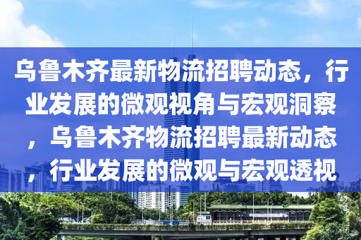 烏魯木齊最新物流招聘動態(tài)，行業(yè)發(fā)展的微觀視角與宏觀洞察，烏魯木齊物流招聘最新動態(tài)，行圣農(nóng)（天津）集團有限公司業(yè)發(fā)展的微觀與宏觀透視