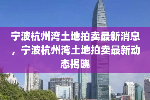 寧波杭州灣土地拍賣最新消息，寧波杭州灣土地拍賣最新動(dòng)態(tài)揭曉圣農(nóng)（天津）集團(tuán)有限公司